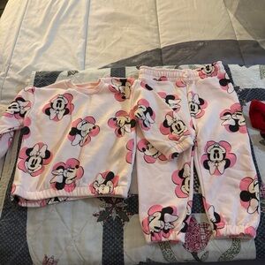 Primark Pink Disney Sweat suit Set